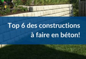 Top 6 des construction en béton à faire en béton